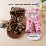 Winter Dog Dress Dog Winter Coat for Small Dogs Girl Dog Hoodie Dresses - GreenFur