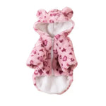Winter Dog Dress Dog Winter Coat for Small Dogs Girl Dog Hoodie Dresses - GreenFur