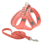 Winter Fleece Pet Reflective Harness with Leash - GreenFur