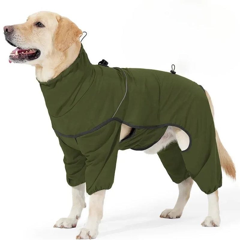 Winter Four Legged Windproof Coat for Dog - GreenFur