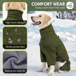 Winter Four Legged Windproof Coat for Dog - GreenFur