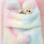 Winter Hanging Bed Small Pets and Warm Fleece Bed Hammock - GreenFur