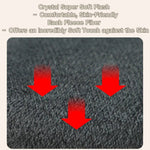 Winter Thickened Plush Pet Bed with Cute Ear and Nose Design - GreenFur