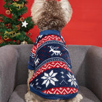 Winter Warm Fleece Dog Sweater Clothes Christmas Dog Sweatshirt - GreenFur