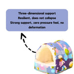 Winter Warm Hamster Plush Nest Toy Parrot Bird Bed - GreenFur