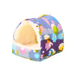 Winter Warm Hamster Plush Nest Toy Parrot Bird Bed - GreenFur