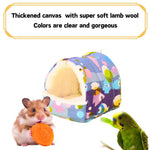 Winter Warm Hamster Plush Nest Toy Parrot Bird Bed - GreenFur