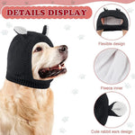 Winter Warm Head Wrap Quiet Pet Ear Muffs Knitted Dog Hat - GreenFur