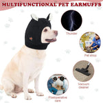 Winter Warm Head Wrap Quiet Pet Ear Muffs Knitted Dog Hat - GreenFur