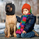 Winter Warm Head Wrap Quiet Pet Ear Muffs Knitted Dog Hat - GreenFur