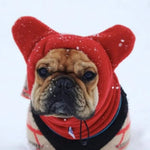 Winter Warm Polar Fleece Earmuffs Neckwears Cute Pet Hat - GreenFur