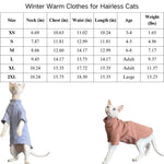 Winter Warm Sweater for Sphynx Cat - GreenFur