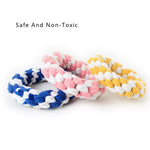 Woven Round Donut Pet Rope Toys, 4.3 inches - GreenFur