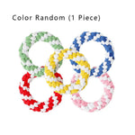 Woven Round Donut Pet Rope Toys, 4.3 inches - GreenFur