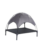 XL Elevated Pet Camping Bed with Canopy for Dogs - GreenFur