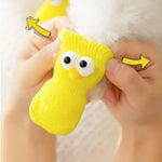 Yellow Anti Slip Cute Warm Pet Paw Socks - GreenFur