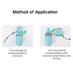 Zero - contact Portable Six - claw Dog Poop Scooper with Garbage Bag Dispenser - GreenFur