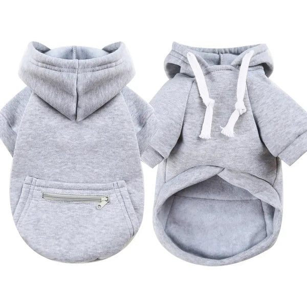 Zip Pocket Sweatshirt Hoodie for Small, Medium and Large Dogs - GreenFur