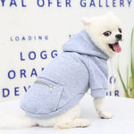 Zip Pocket Sweatshirt Hoodie for Small, Medium and Large Dogs - GreenFur