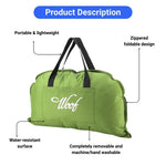 Zipper Closure Portable Foldable Outdoor Pet Bed Mat Handheld Dog and Cat Bed - GreenFur