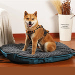 Zipper Closure Portable Foldable Outdoor Pet Bed Mat Handheld Dog and Cat Bed - GreenFur